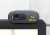 Videocalls boomen, daher ist die Ausstattung mit Markenelektronik, etwa mit Webcams wie der C270 von Logitech als Werbemittel besonders beliebt. (Bild: Move-Shop)